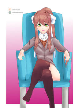 Monika DDLC Fanart