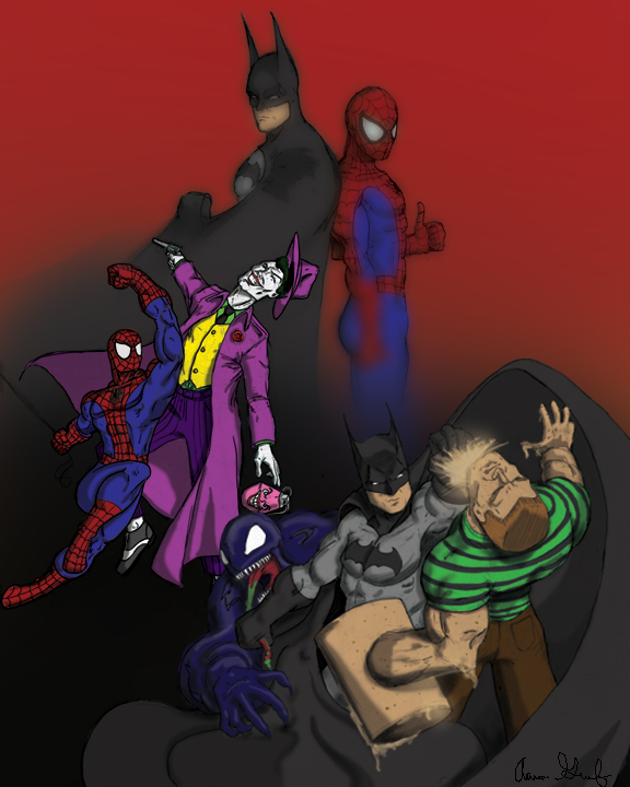 Batman Spider-man Team up