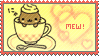 Nyanko Cappuccino stamp