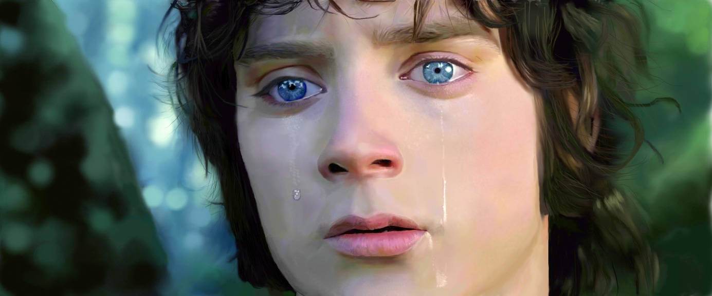 Frodo Baggins Deviantart Digital Painting of Frodo Baggins by AgentDeeM17 on DeviantArt