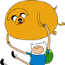 Finn and Jake Balloon Vector