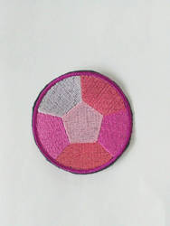 Rose quartz Sew On Embroidered Patch Steven