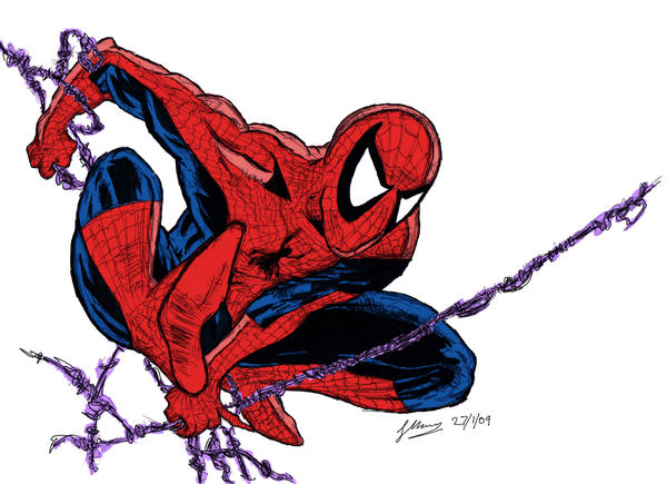 Spidey coloured