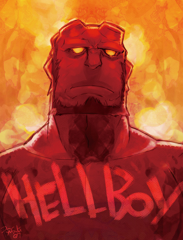 HELLBOY paint