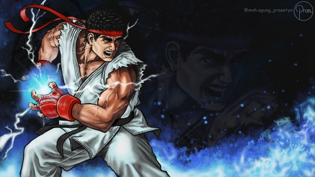 Ryu - Street Fighter - Hadouken by Moh-Agung-Prasetyo on DeviantArt