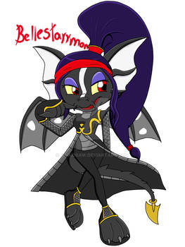 Bellestarrmon the Skunk Draik *neopets*