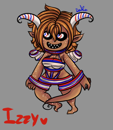 Izzy:The Snickers Chocodemon