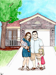 Commission: Family House