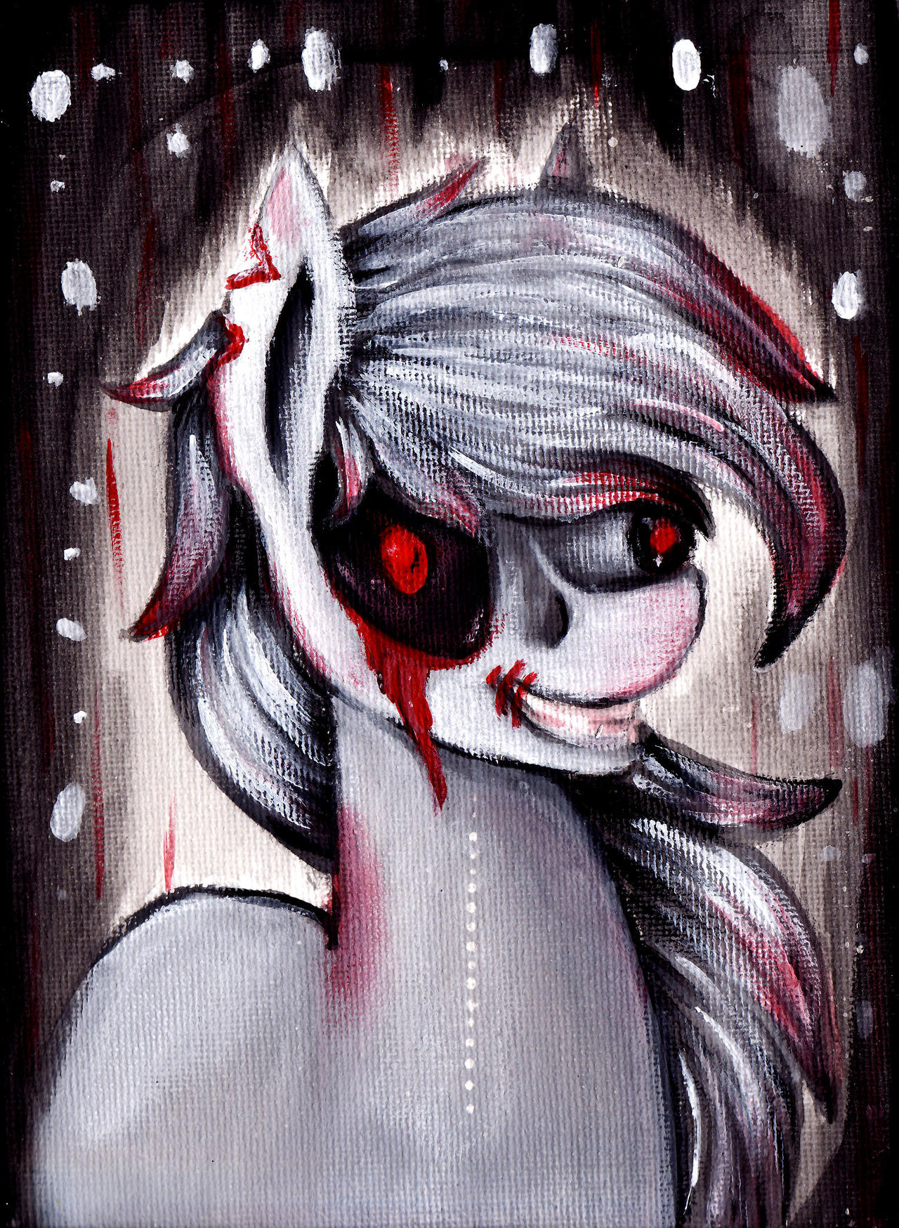 A psychopathic, bloodthirsty, chaotic pony - gift