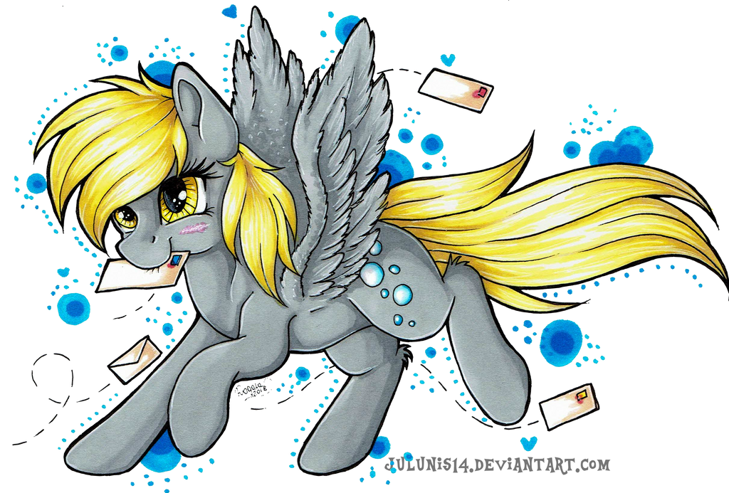 Flying Derpy by Julunis14 on DeviantArt