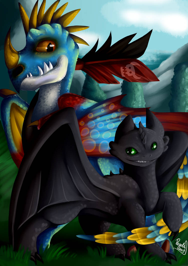 Stormfly Deviantart Stormfly and Toothless by Julunis14 on DeviantArt