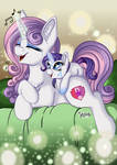 Big-Smol Sisters - Sweetie and Rarity