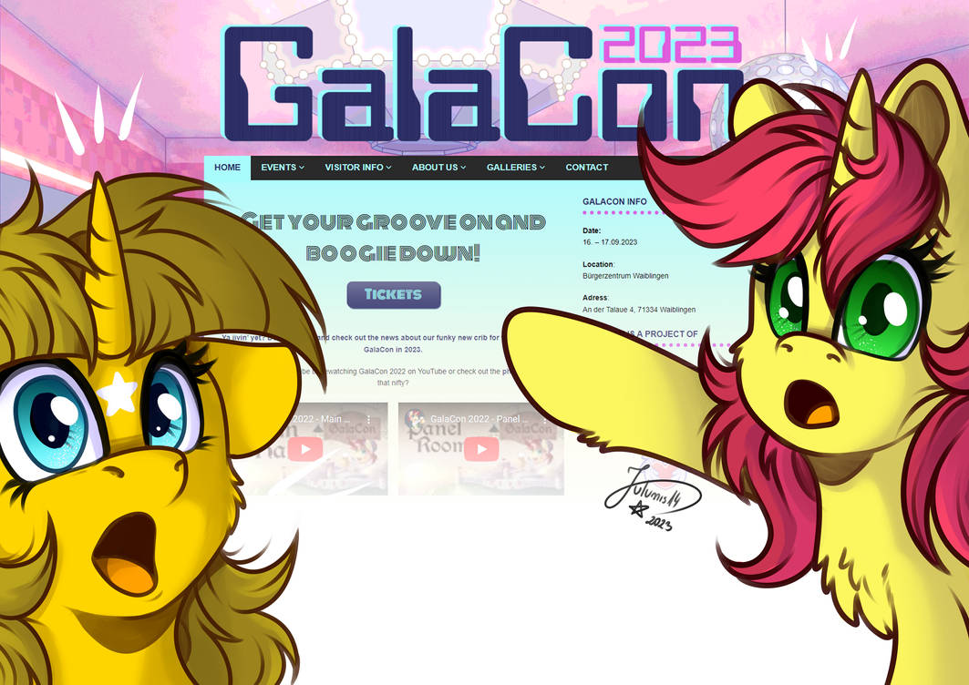 Galacon Galacon Announcement by Julunis14 on DeviantArt