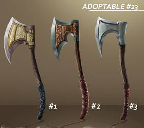 [CLOSED] Hatchet, axe adoptable_3 [AUCTION]