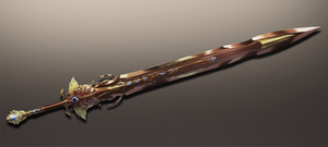 [COMMISSION] Hybrid sword (Durandal and Darkheart)
