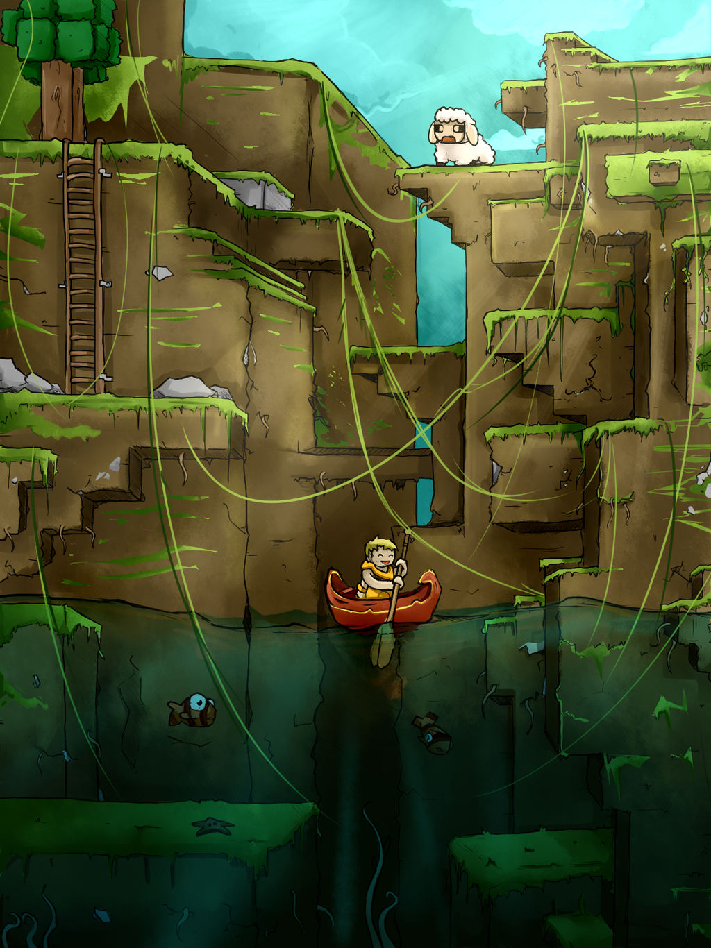 Minecraft Environment by Bamboobutz on DeviantArt