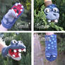 Dino the hand puppet - other views