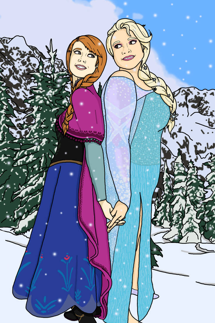 Frozen Hollie and April by TheBoomIsHere on DeviantArt