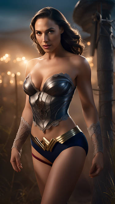 Wonder Woman in chains by MindlessAI on DeviantArt