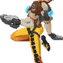 Tracer Fan SmashXel Pixel Art