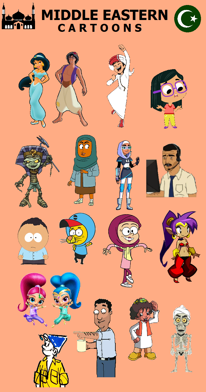 Middle Eastern Characters in Cartoons by RealisticDrawings200 on DeviantArt
