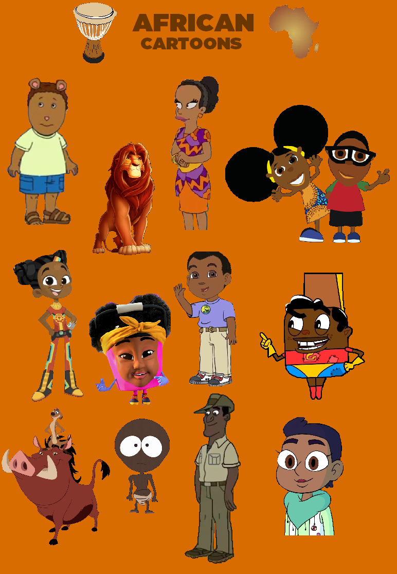 African Characters in Cartoons by RealisticDrawings200 on DeviantArt