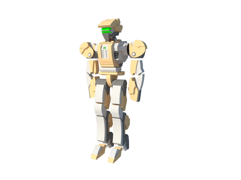 Muharib Islamic mecha WIP rend