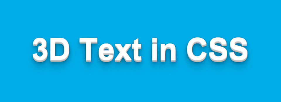 3D text in CSS by siteraw on DeviantArt