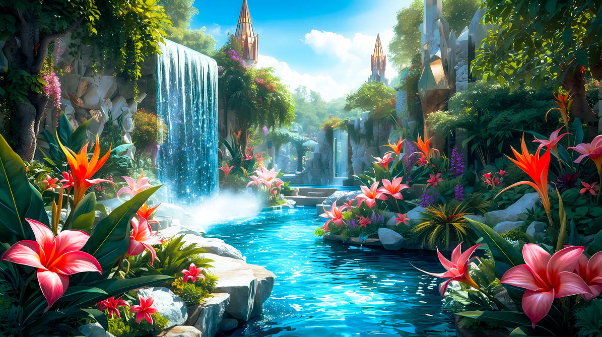 Elvee Spring The Elven Springs by SophiesticatedArts on DeviantArt