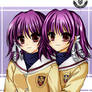 CR - Cosplay as Kyou and Ryou