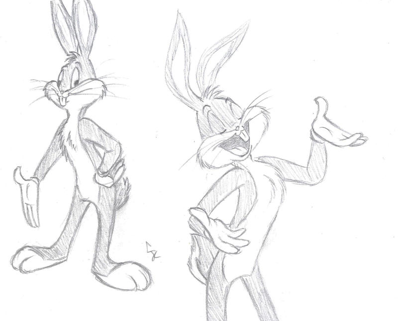Bugs Bunny sketches by JohnnyZim777 on DeviantArt