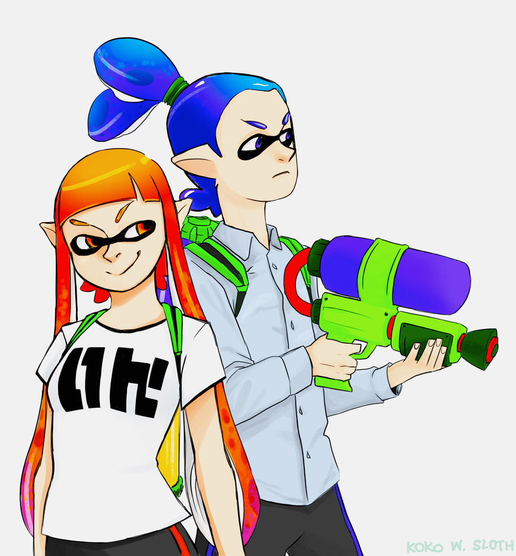 Inkling Splatoon Fanart by kokojiappain on DeviantArt