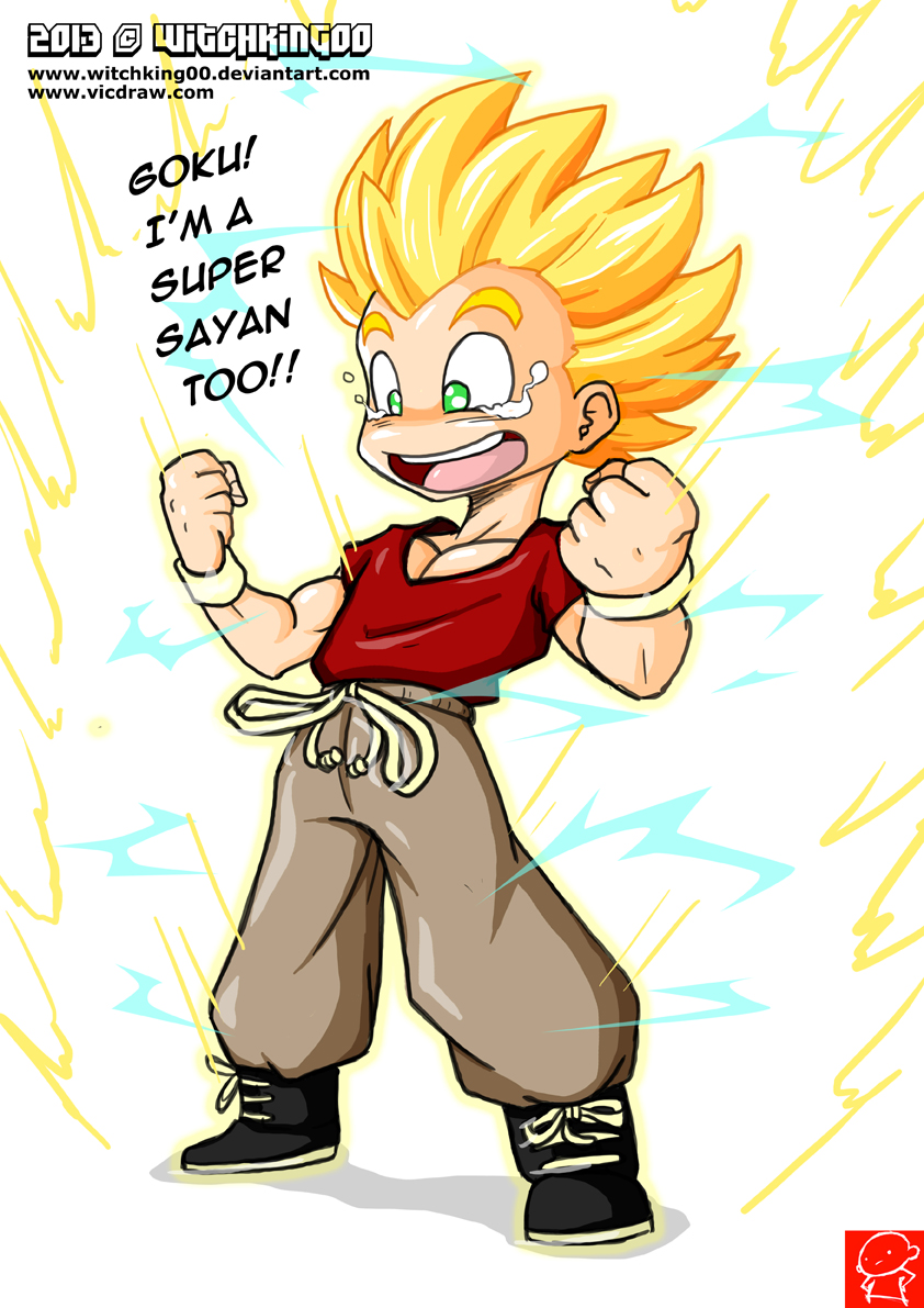Sayan Fnd Krilin a Super Sayan?!! by Witchking00 on DeviantArt