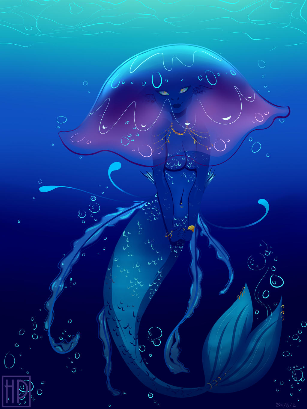 Jellyfish Mermaid by FlyboyBeFree on DeviantArt