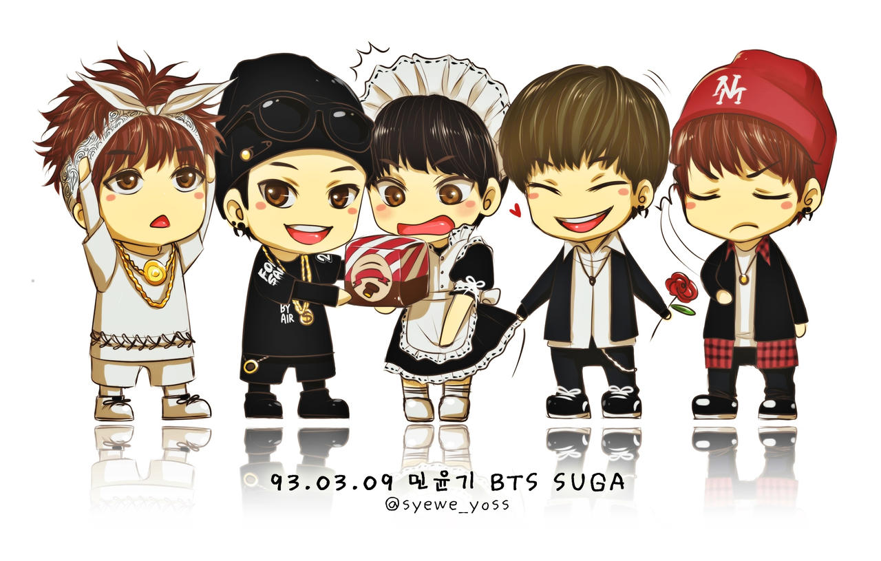 BTS 01 5 versions of Suga