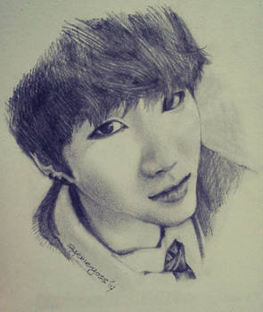 BTS 07 Yoongi sketch