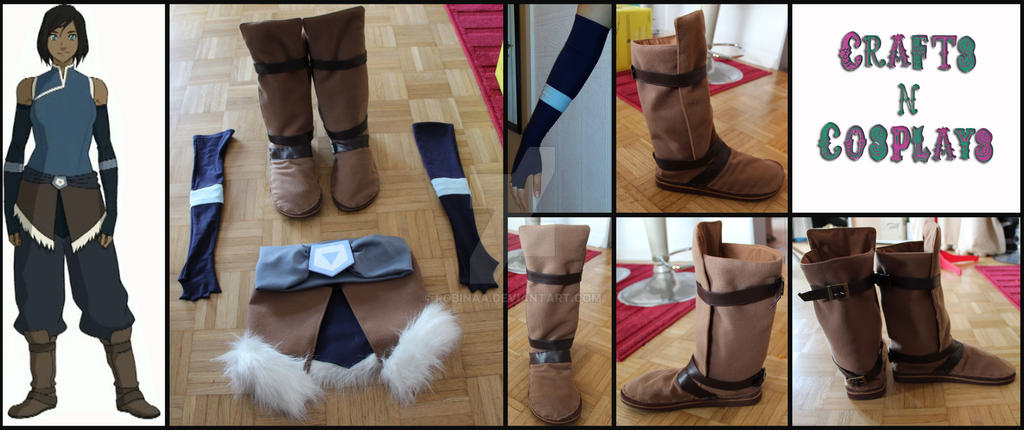 Korra Book 4 costume parts