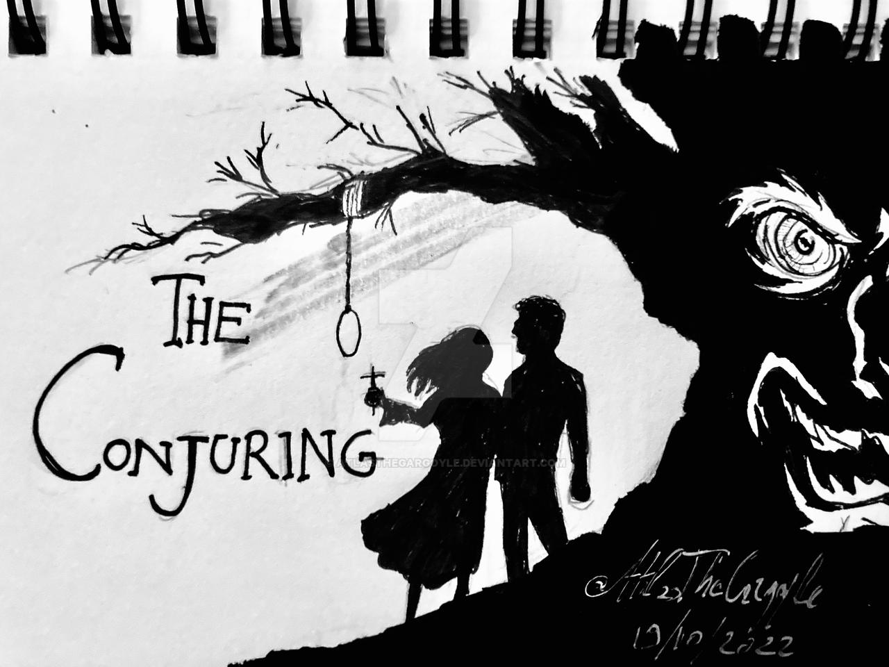 Conjuring Outlines Inktober 19 The Conjuring by AtlasTheGargoyle on DeviantArt