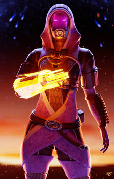 Tali'Zorah (Mass Effect Fanart)