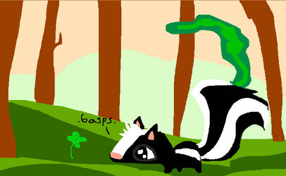 Lucky Skunk!