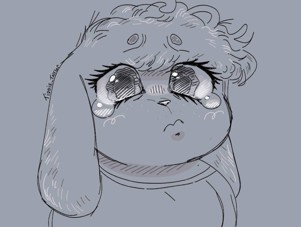 Deviantart Sad Rabbids Sad bunny :( by tiddietaylor on DeviantArt