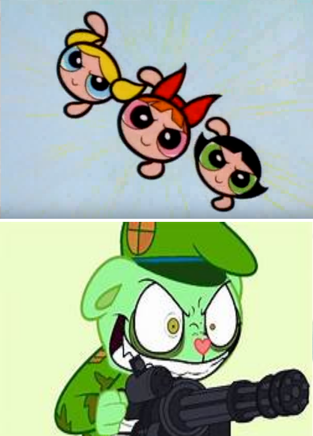 Powerpuff Girls Fight Against Fliqpy By Silaslow On Deviantart Powerpuff Girls Fight Against Fliqpy By Silaslow On Deviantart