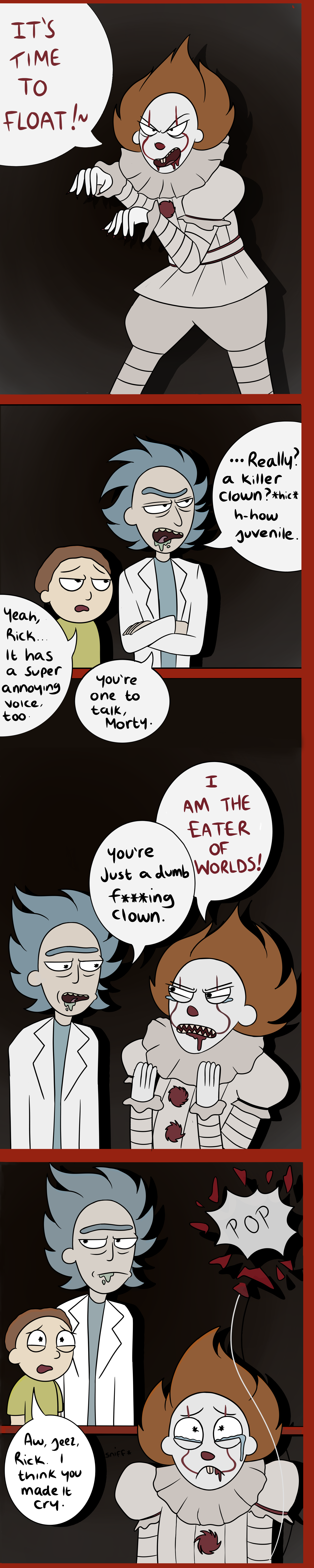 Rick And Morty Vs Pennywise By Moribow On Deviantart Rick And Morty Vs Pennywise By Moribow On Deviantart