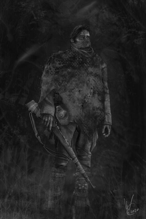 Frostpunk Hunter Sketch by skwallie on DeviantArt