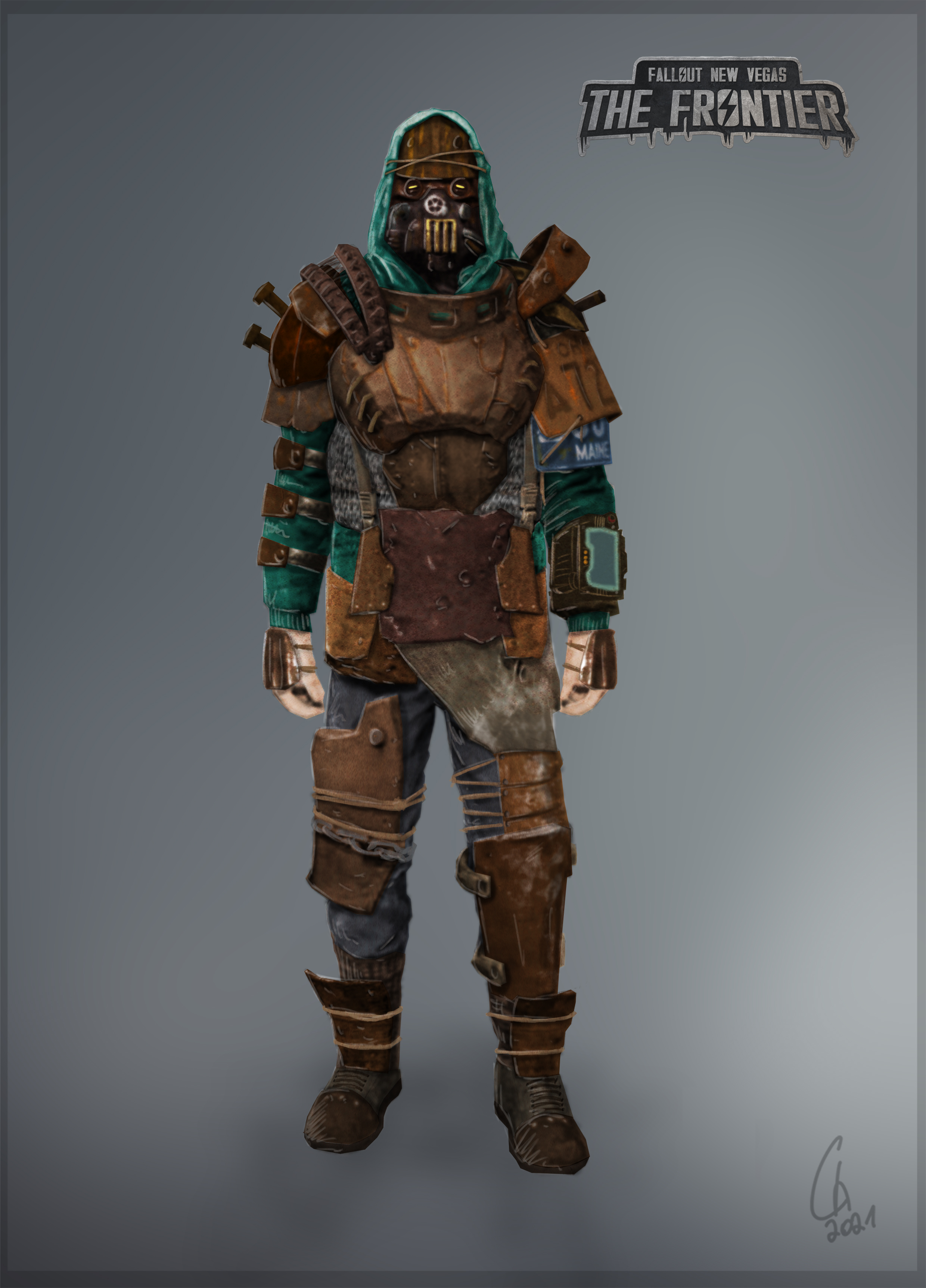 Fallout : The Frontier - Scavenger Armor Concept by skwallie on DeviantArt