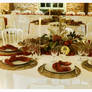 Wedding table automn