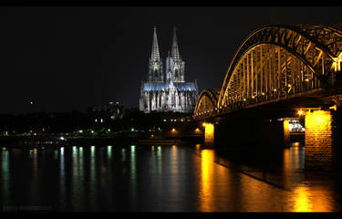 Cologne's Skyline at Night