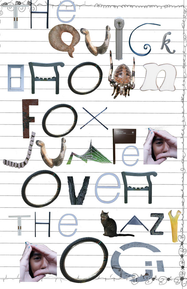 Found Alphabet project by ObeyTheSnarf on DeviantArt