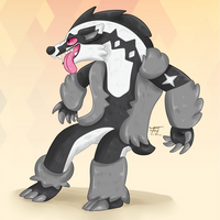 Galarian Obstagoon by Flowfell