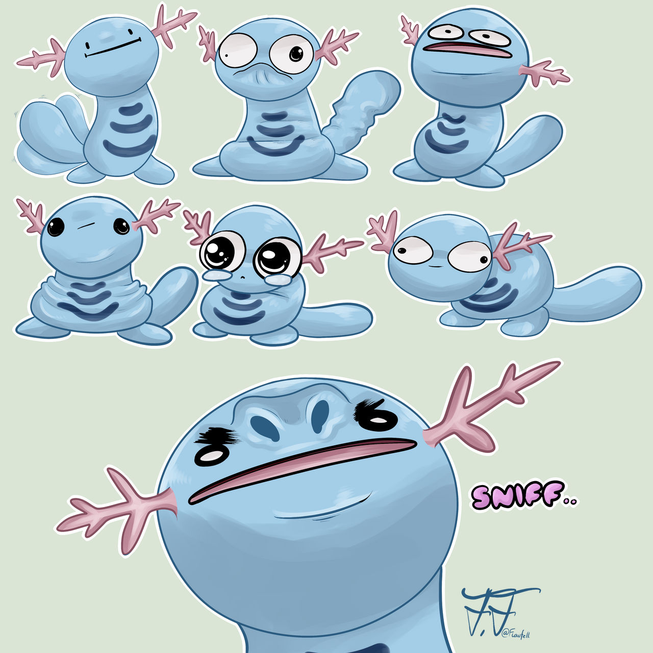 Wooper by Flowfell on DeviantArt